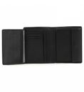 bugatti Primo Coin Wallet Combi Style 8CC Black bugatti Primo Coin Wallet Combi Style 8CC Black