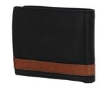FOSSIL Quinn Coin Pocket Bifold L Black