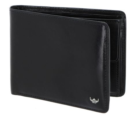 Golden Head Colorado RFID Protect Billfold Coin Wallet Black