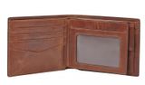 FOSSIL Derrick RFID Large Coin Pocket Bifold Brown