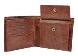 FOSSIL Derrick RFID Large Coin Pocket Bifold Brown