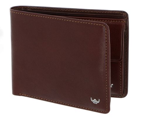 Golden Head Colorado RFID Protect Billfold Coin Wallet Tabacco