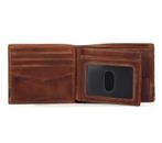 FOSSIL Quinn Coin Pocket Bifold L Brown