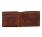 FOSSIL Quinn Coin Pocket Bifold L Brown