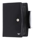 Golden Head Colorado Classic Wallet with Snap Closure Black Golden Head Colorado Classic Wallet with Snap Closure Black