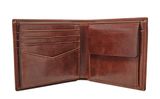 FOSSIL Ryan Large Coin Pocket Bifold Dark Brown FOSSIL Ryan Large Coin Pocket Bifold Dark Brown