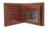 FOSSIL Ryan Large Coin Pocket Bifold Dark Brown FOSSIL Ryan Large Coin Pocket Bifold Dark Brown