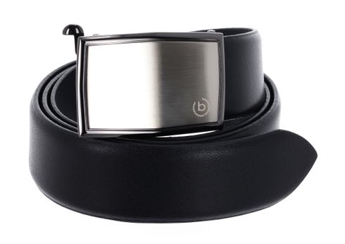 bugatti Domed Leatherbelt With Automatic Buckle W95 Black bugatti Domed Leatherbelt With Automatic Buckle W95 Black