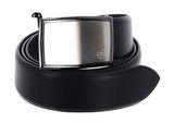 bugatti Domed Leatherbelt With Automatic Buckle W100 Black bugatti Domed Leatherbelt With Automatic Buckle W100 Black