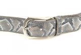 b.belt Ledergürtel Animal W90 Schwarz+Silbermetallic b.belt Ledergürtel Animal W90 Schwarz+Silbermetallic