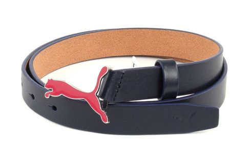 PUMA Skinny Pop Fitted Belt L W95 Navy