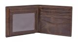 FOSSIL Derrick Bifold With Flip ID Dark Brown FOSSIL Derrick Bifold With Flip ID Dark Brown