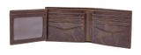FOSSIL Derrick Bifold With Flip ID Dark Brown FOSSIL Derrick Bifold With Flip ID Dark Brown