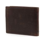 bugatti Hunter Coin Wallet with Flap 8CC Metal Logo Brown bugatti Hunter Coin Wallet with Flap 8CC Metal Logo Brown