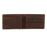 bugatti City Line Coin Wallet with Flap 4 CC Metal Logo Brown bugatti City Line Coin Wallet with Flap 4 CC Metal Logo Brown