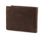 bugatti City Line Coin Wallet with Flap 4 CC Metal Logo Brown bugatti City Line Coin Wallet with Flap 4 CC Metal Logo Brown