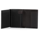 PIQUADRO Black Square Men's Wallet Dark Brown