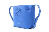 LANCASTER Saffiano Pure Smooth Bucket Bag S Bleu Cyan