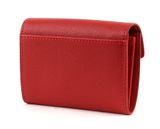 LANCASTER Saffiano Signature Flap Wallet S Rouge LANCASTER Saffiano Signature Flap Wallet S Rouge