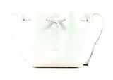 LANCASTER Pur Saffiano Bucket Bag Blanc In Poudre LANCASTER Pur Saffiano Bucket Bag Blanc In Poudre