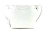 LANCASTER Pur Saffiano Bucket Bag Blanc In Poudre LANCASTER Pur Saffiano Bucket Bag Blanc In Poudre