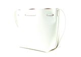 LANCASTER Pur Saffiano Bucket Bag Blanc In Poudre LANCASTER Pur Saffiano Bucket Bag Blanc In Poudre