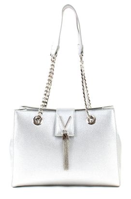 VALENTINO Divina Lady Shoulder Bag S Argento