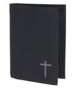 oxmox New Cryptan RFID Protect Kombibörse Freedom Cross Print Grey Black