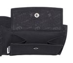 oxmox New Cryptan RFID Protect Querscheinbörse Freedom Cross Print Grey Black