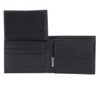 oxmox Leather RFID Protect Querscheinbörse Freedom Cross Embossed Black