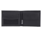 oxmox Leather RFID Protect Querscheinbörse Freedom Cross Embossed Black