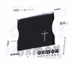 oxmox New Cryptan RFID Protect Pocketbörse Freedom Cross Print Grey Black