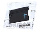 oxmox New Cryptan Keyholder Freedom Cross Print Cyan Black