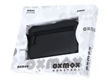 oxmox Leather Keyholder Freedom Cross Embossed Black