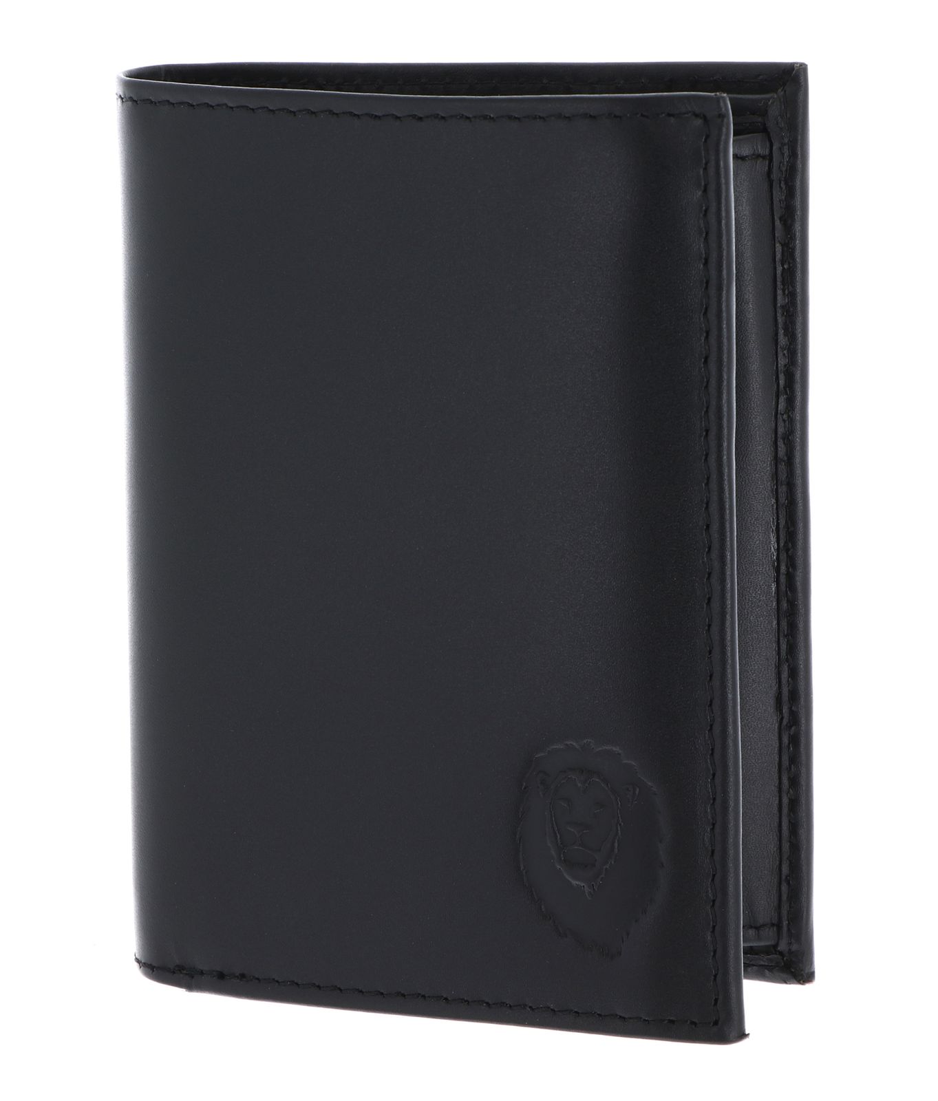 oxmox Leather RFID Protect Kombibörse Freedom Lion Embossed Black