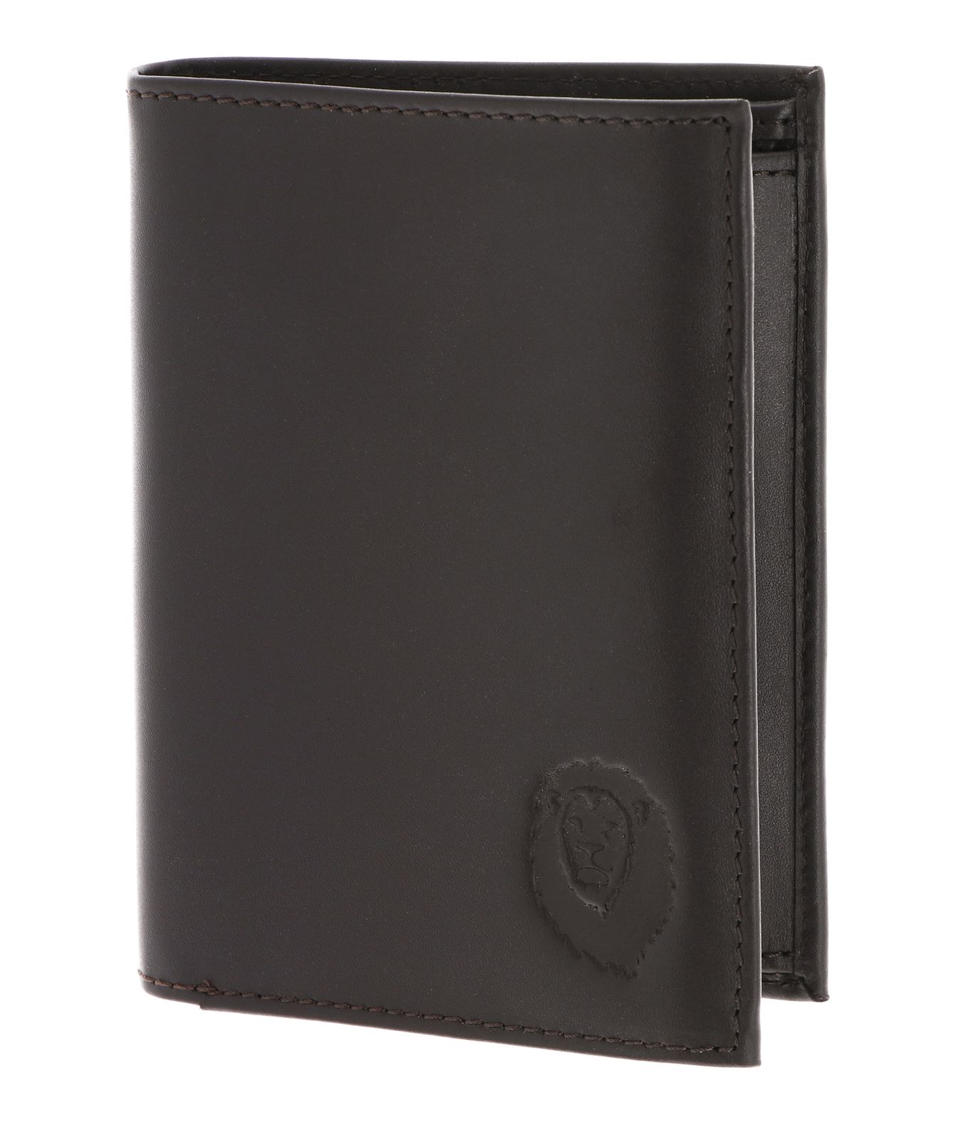 oxmox Leather RFID Protect Kombibörse Freedom Lion Embossed Brown