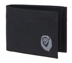 oxmox New Cryptan RFID Protect Pocketbörse Freedom Lion Print Grey Black