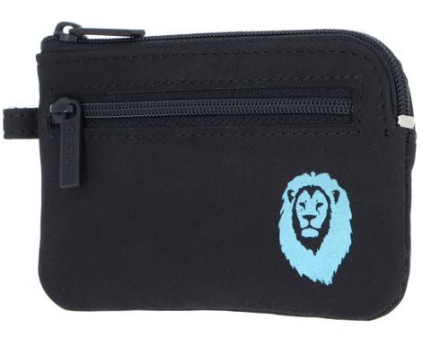 oxmox New Cryptan Keyholder Freedom Lion Print Cyan Black oxmox New Cryptan Keyholder Freedom Lion Print Cyan Black