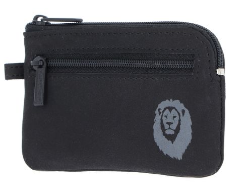 oxmox New Cryptan Keyholder Freedom Lion Print Grey Black