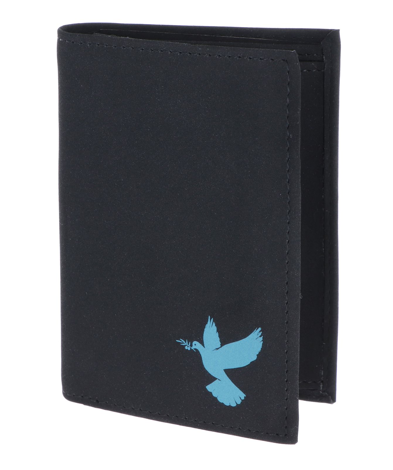 oxmox New Cryptan RFID Protect Kombibörse Freedom Pigeon Print Cyan Black