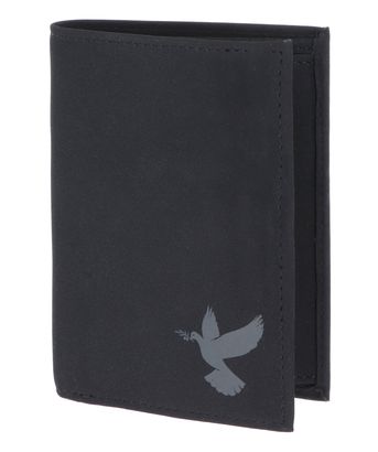 oxmox New Cryptan RFID Protect Kombibörse Freedom Pigeon Print Grey Black
