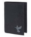 oxmox New Cryptan RFID Protect Kombibörse Freedom Pigeon Print Grey Black