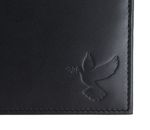 oxmox Leather RFID Protect Querscheinbörse Freedom Pigeon Embossed Black oxmox Leather RFID Protect Querscheinbörse Freedom Pigeon Embossed Black