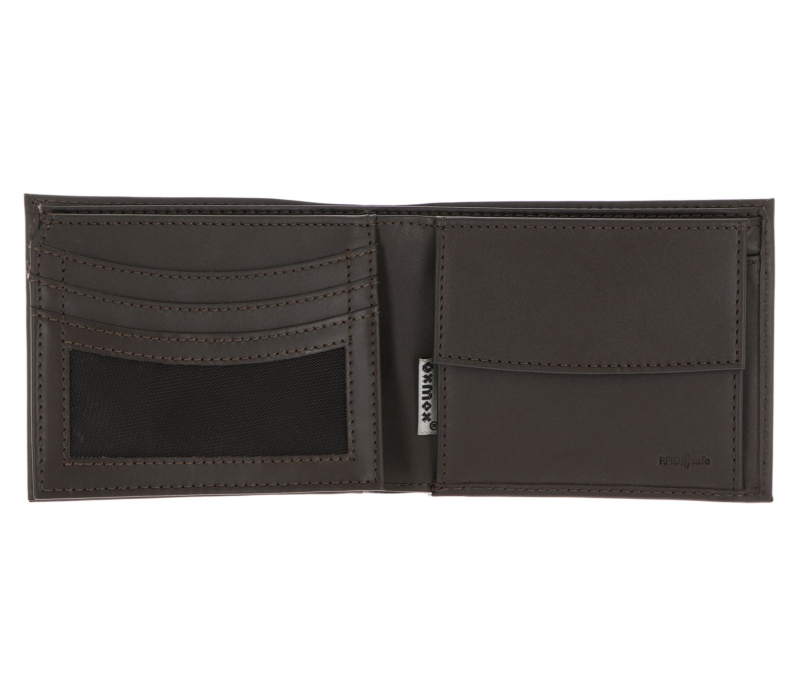 oxmox Leather RFID Protect Querscheinbörse Freedom Pigeon Embossed Brown oxmox Leather RFID Protect Querscheinbörse Freedom Pigeon Embossed Brown