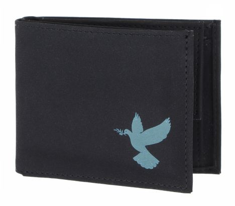 oxmox New Cryptan RFID Protect Pocketbörse Freedom Pigeon Print Cyan Black oxmox New Cryptan RFID Protect Pocketbörse Freedom Pigeon Print Cyan Black