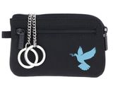 oxmox New Cryptan Keyholder Freedom Pigeon Print Cyan Black