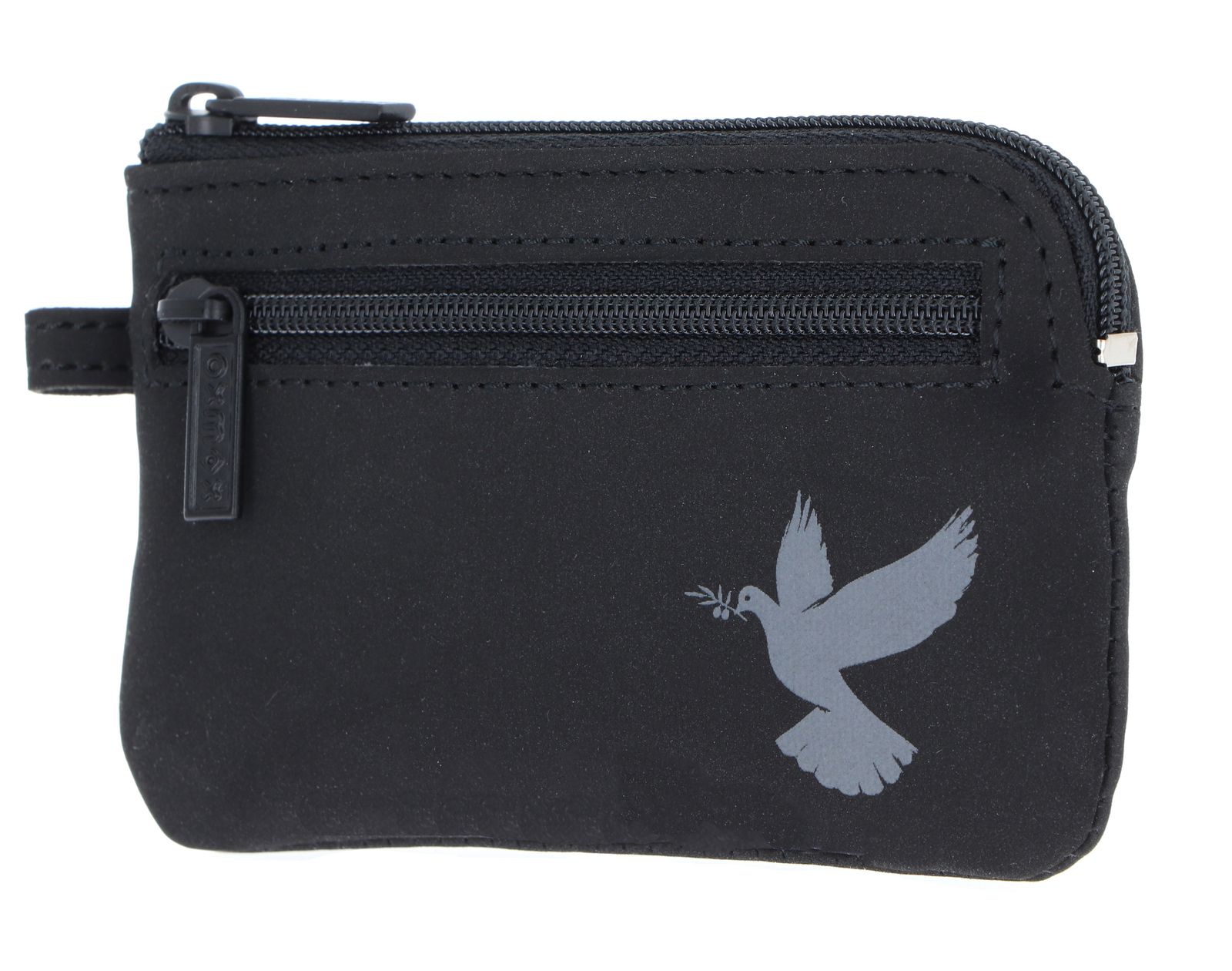 oxmox New Cryptan Keyholder Freedom Pigeon Print Grey Black