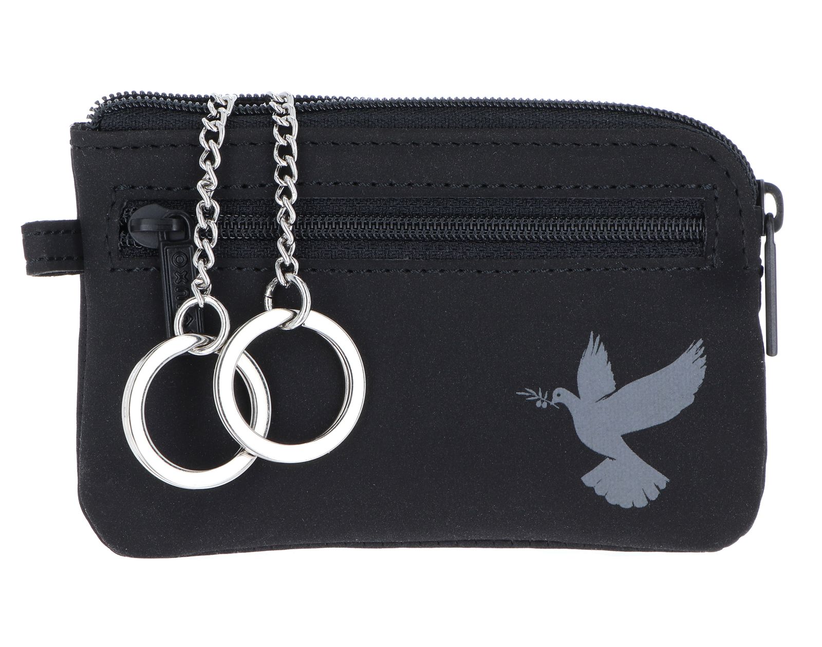 oxmox New Cryptan Keyholder Freedom Pigeon Print Grey Black oxmox New Cryptan Keyholder Freedom Pigeon Print Grey Black