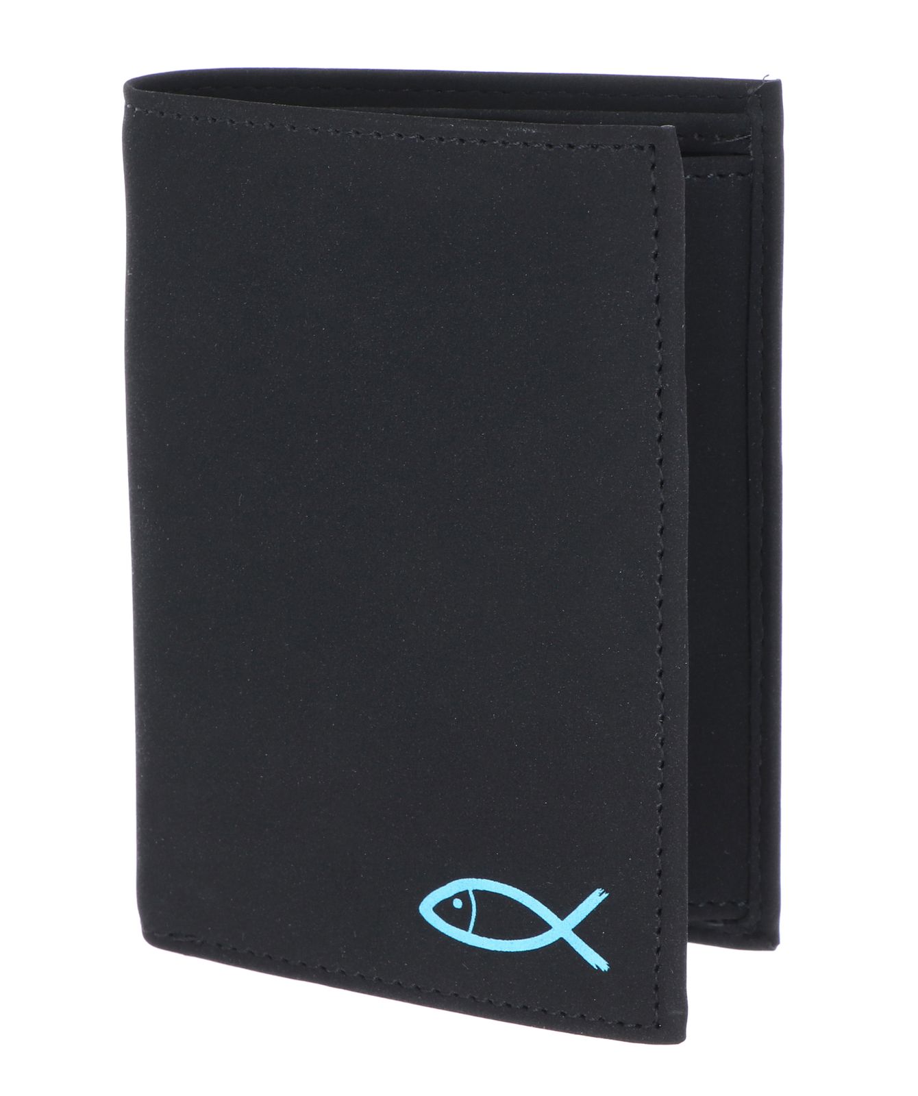 oxmox New Cryptan RFID Protect Kombibörse Freedom Fish Print Cyan Black