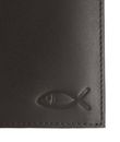 oxmox Leather RFID Protect Kombibörse Freedom Fish Embossed Brown oxmox Leather RFID Protect Kombibörse Freedom Fish Embossed Brown